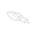 TURN SIGNAL, RIGHT FRONT/LEFT REAR Y0504.1B7