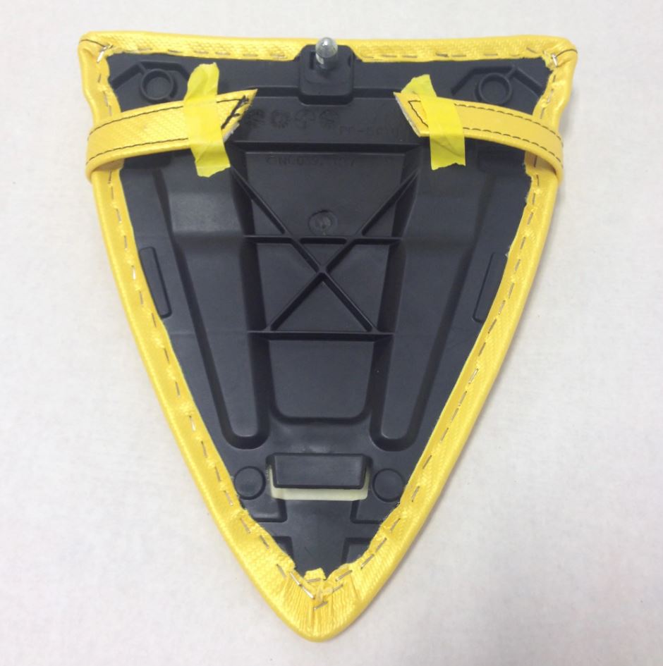 Buell Seat Set - Yellow with Black Embroidery