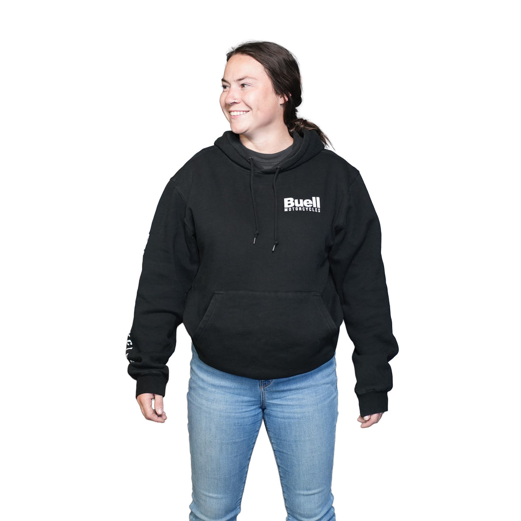 Premium Buell Hooded Sweatshirt (Black)