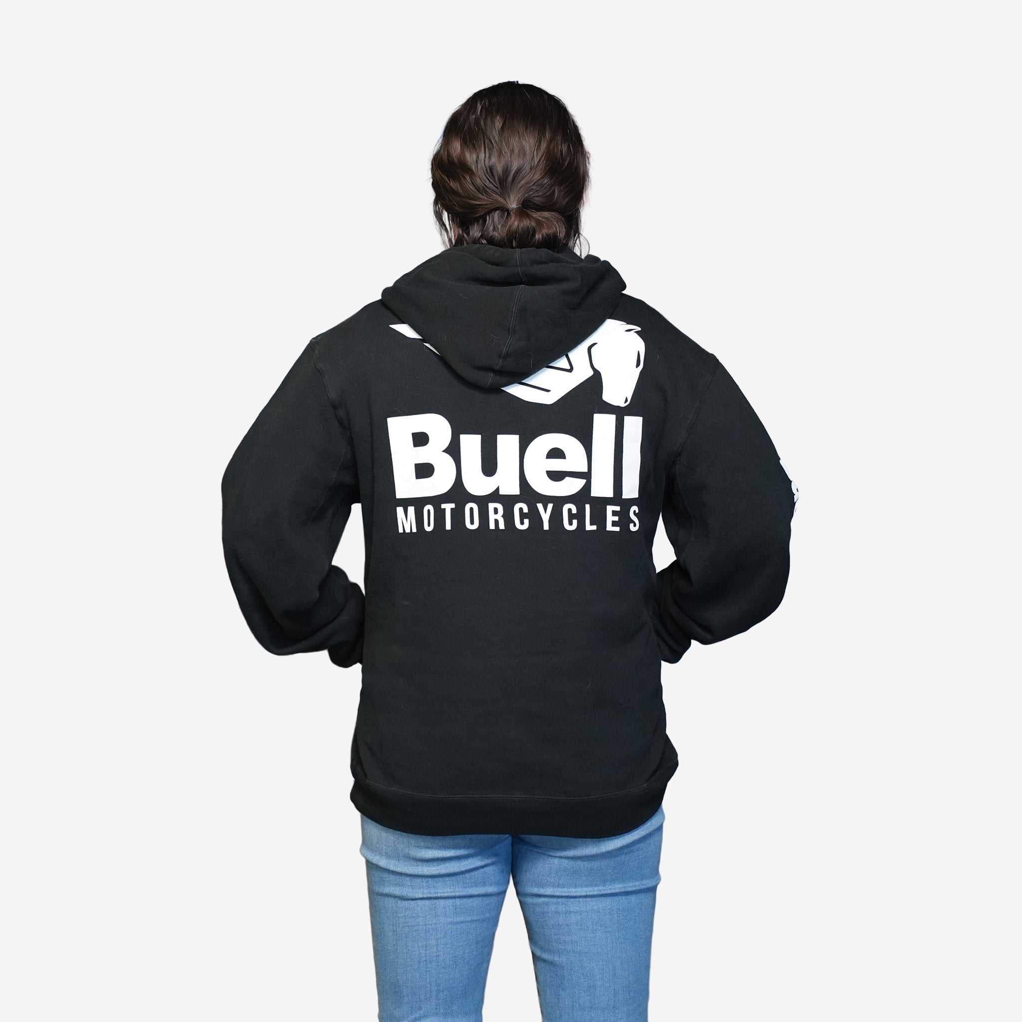 Premium Buell Hooded Sweatshirt (Black)