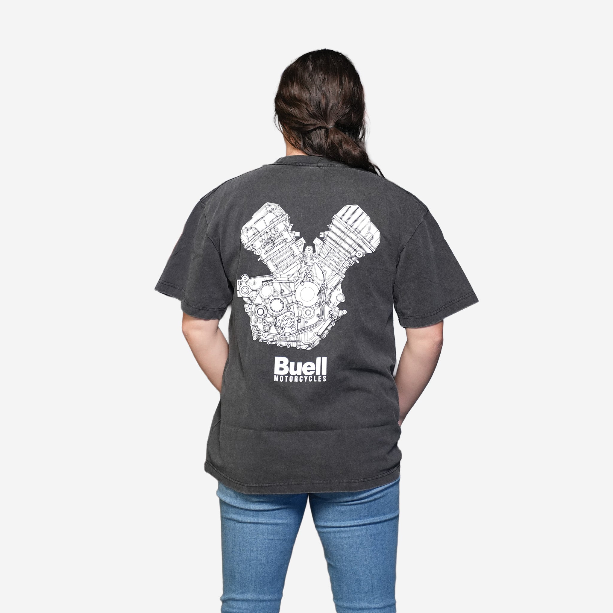 Buell 1190 V-Twin Tee (Washed Black)