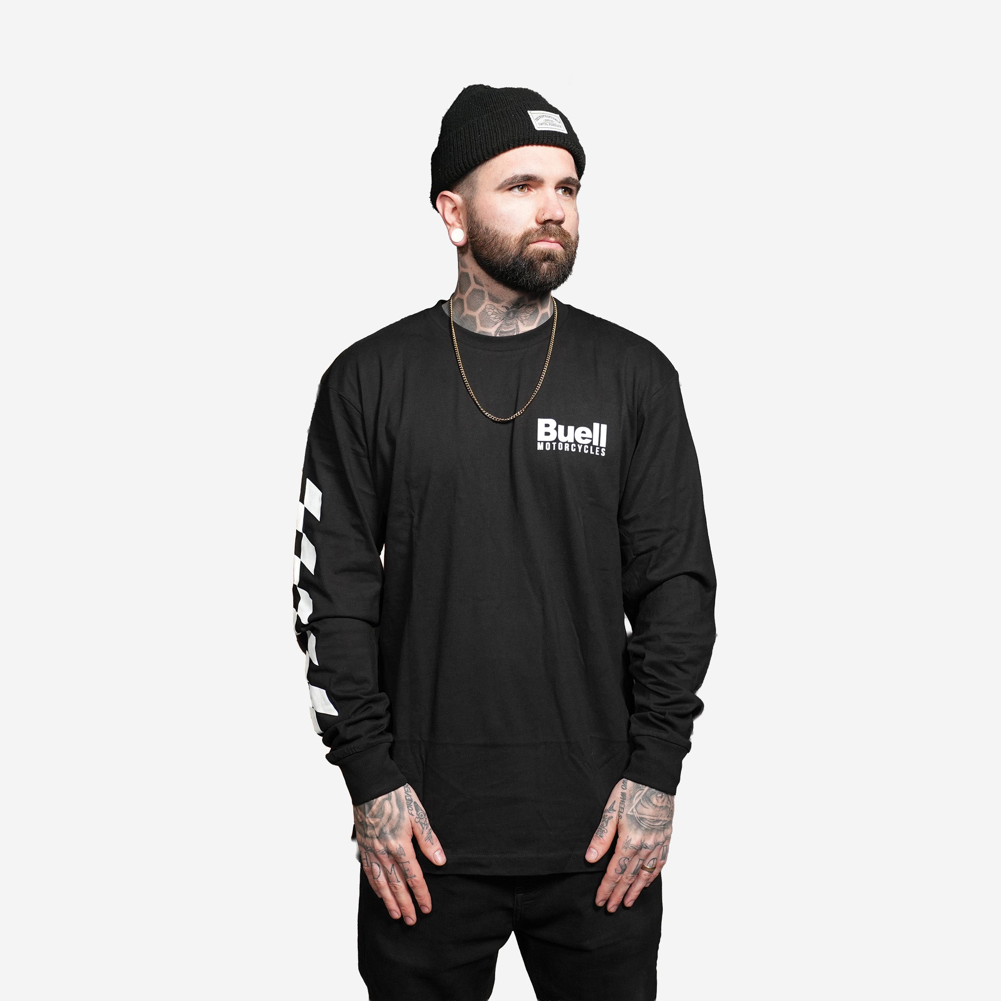 Buell Racer Long Sleeve (Black)