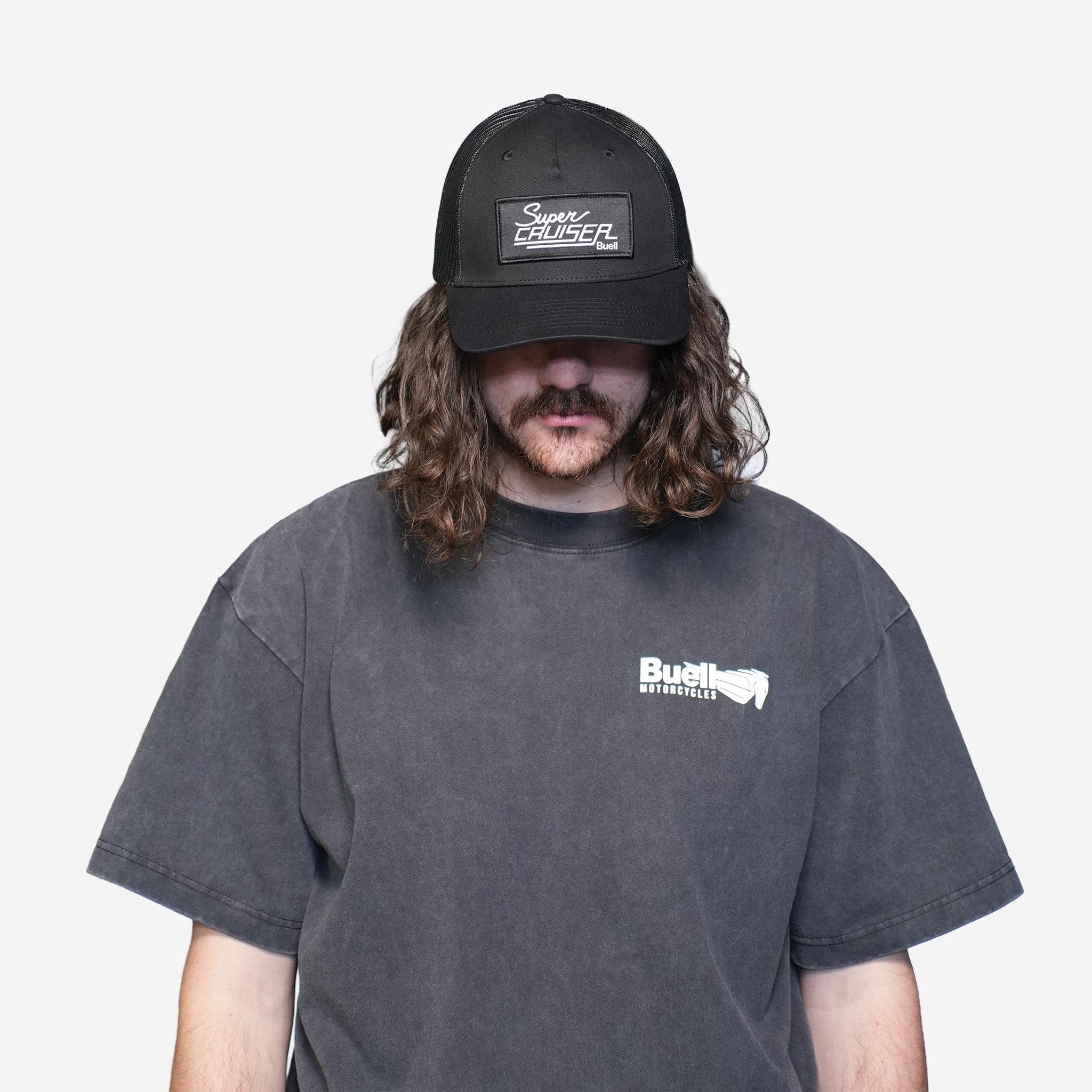Black Super Cruiser Trucker Hat