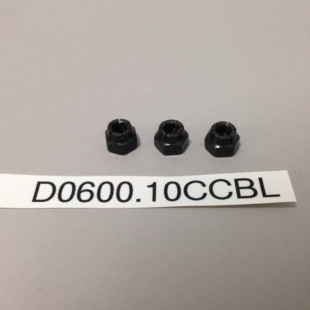 M6 X 1.0, SPRINGLOCK, CLASS 8, BLACK CHROMATE NUT (D0600.10CCBL Rev A1)