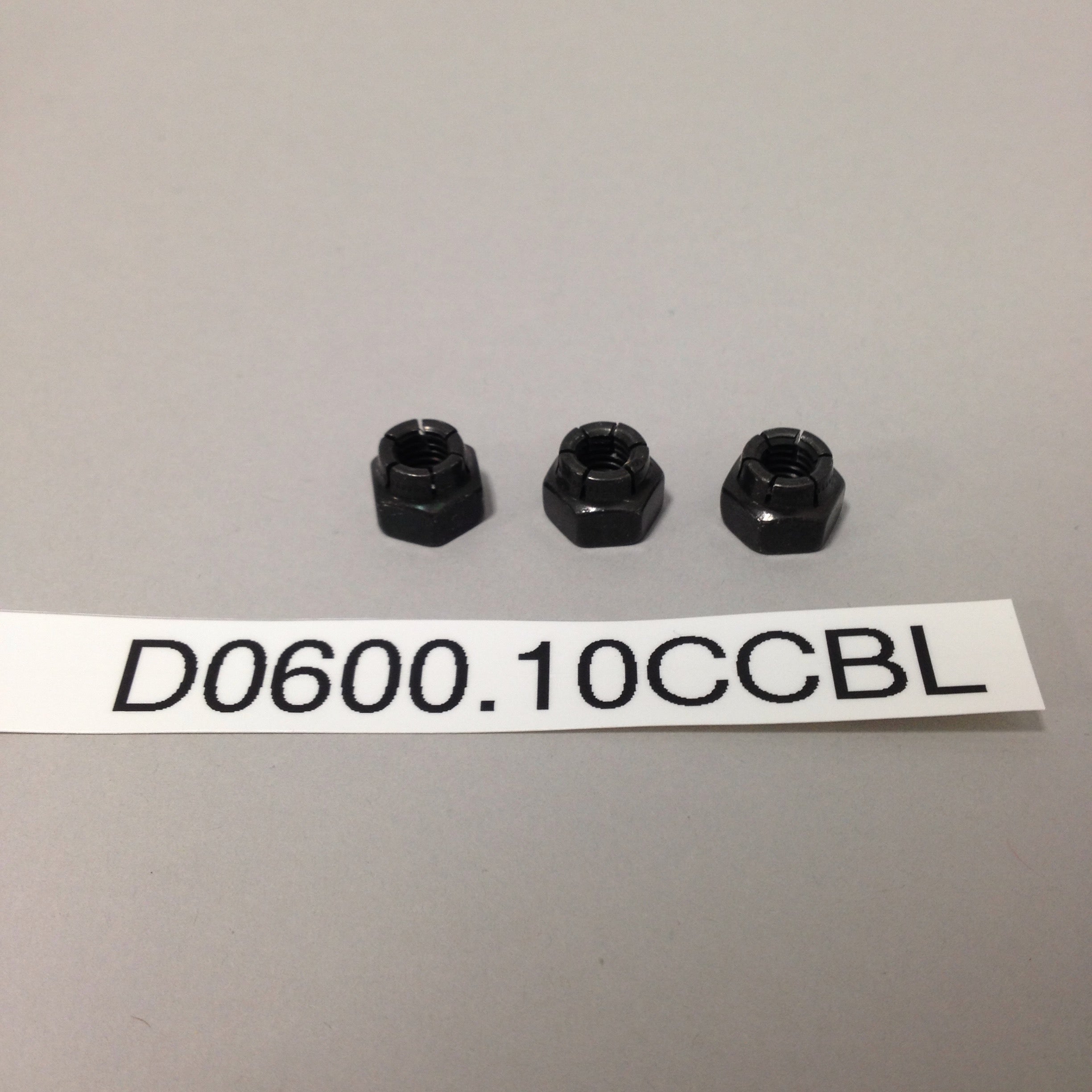 M6 X 1.0, SPRINGLOCK, CLASS 8, BLACK CHROMATE NUT (D0600.10CCBL Rev A1)