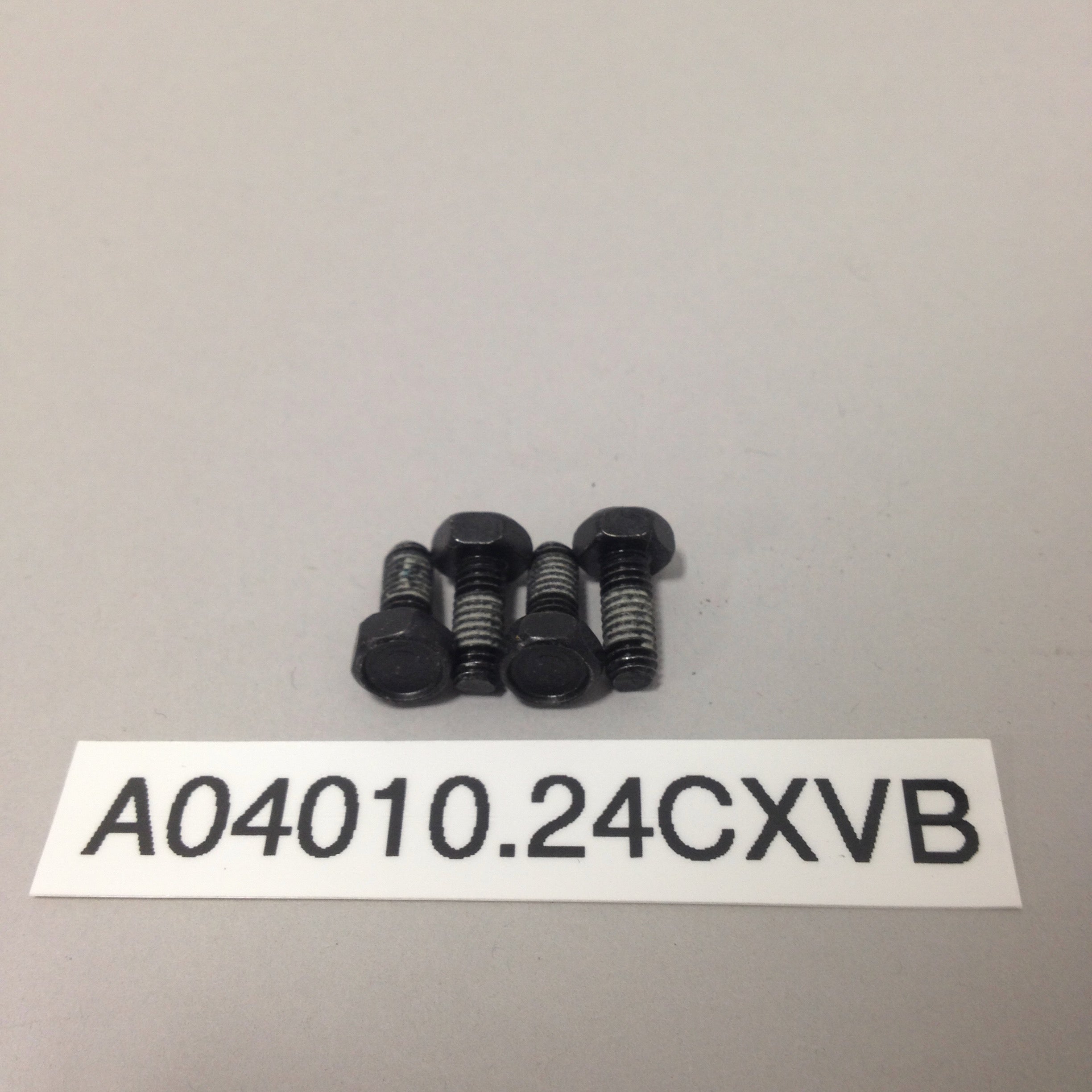 MACHINE SCREW M4-.7 X 10 HEX HD, BLACK OLIVE W/ 2510N LOCKPATCH (A04010.24CXVB Rev A1)