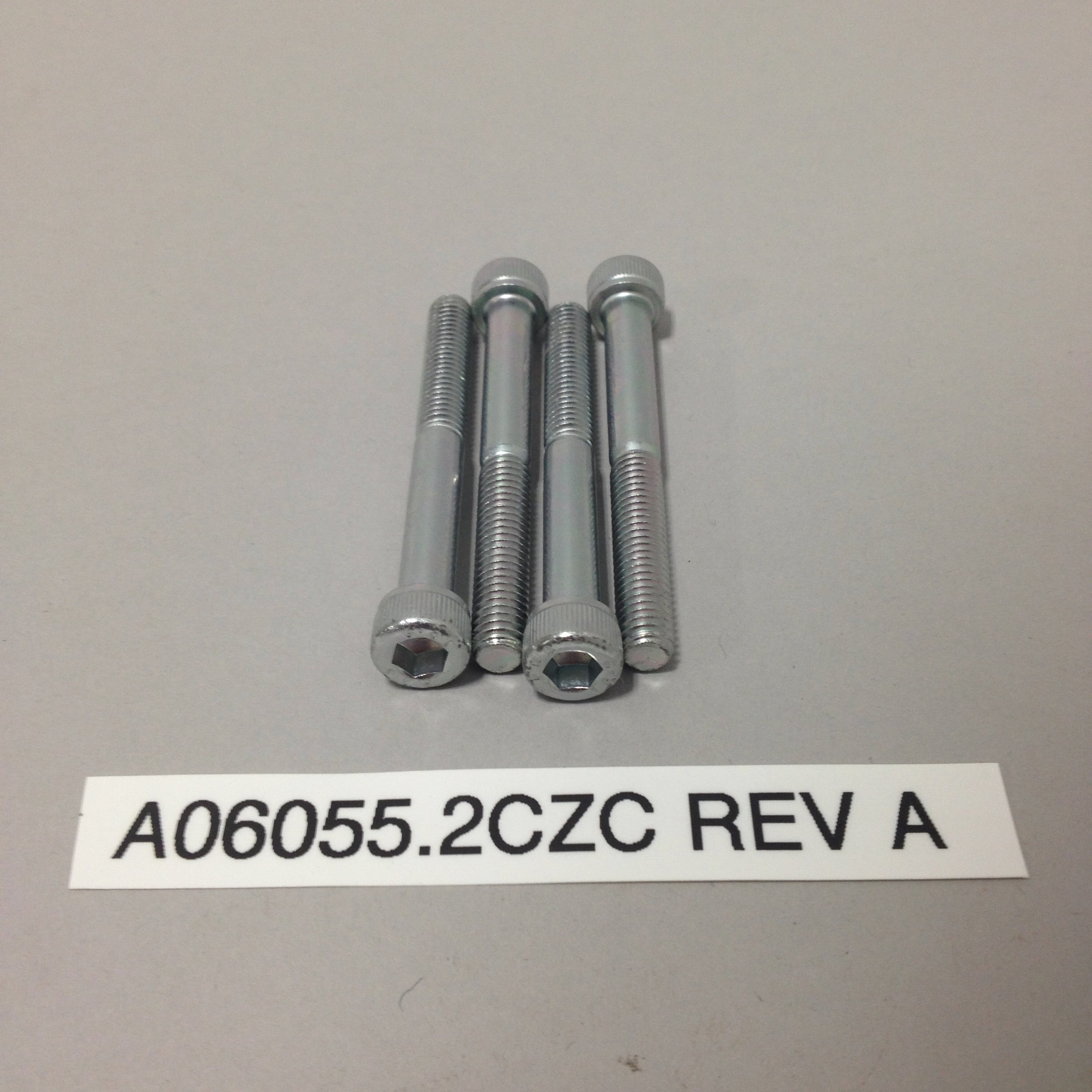M6-1.0 X 55 SHCS, CLASS 10.9, ZINKLAD CLEAR SCREW (A06055.2CZC Rev A)
