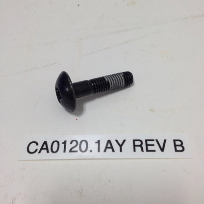 M8-1.25 X 35 TRUSS HEAD TORX T45, W/SCOTCHGRIP, BLACK OLIVE BOLT (CA0120.1AY Rev B)