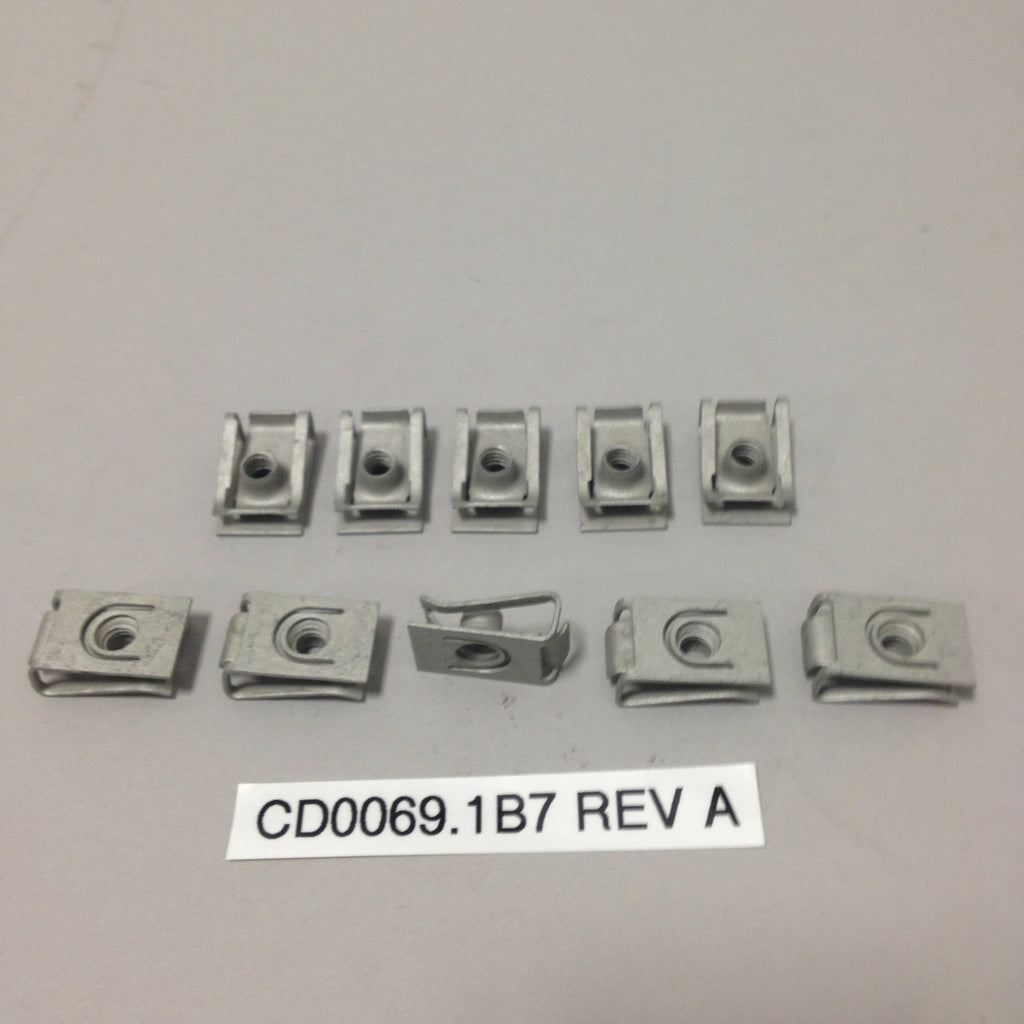 M6 Speed Clip w/ Retaining feature (CD0069.1B7 Rev A)