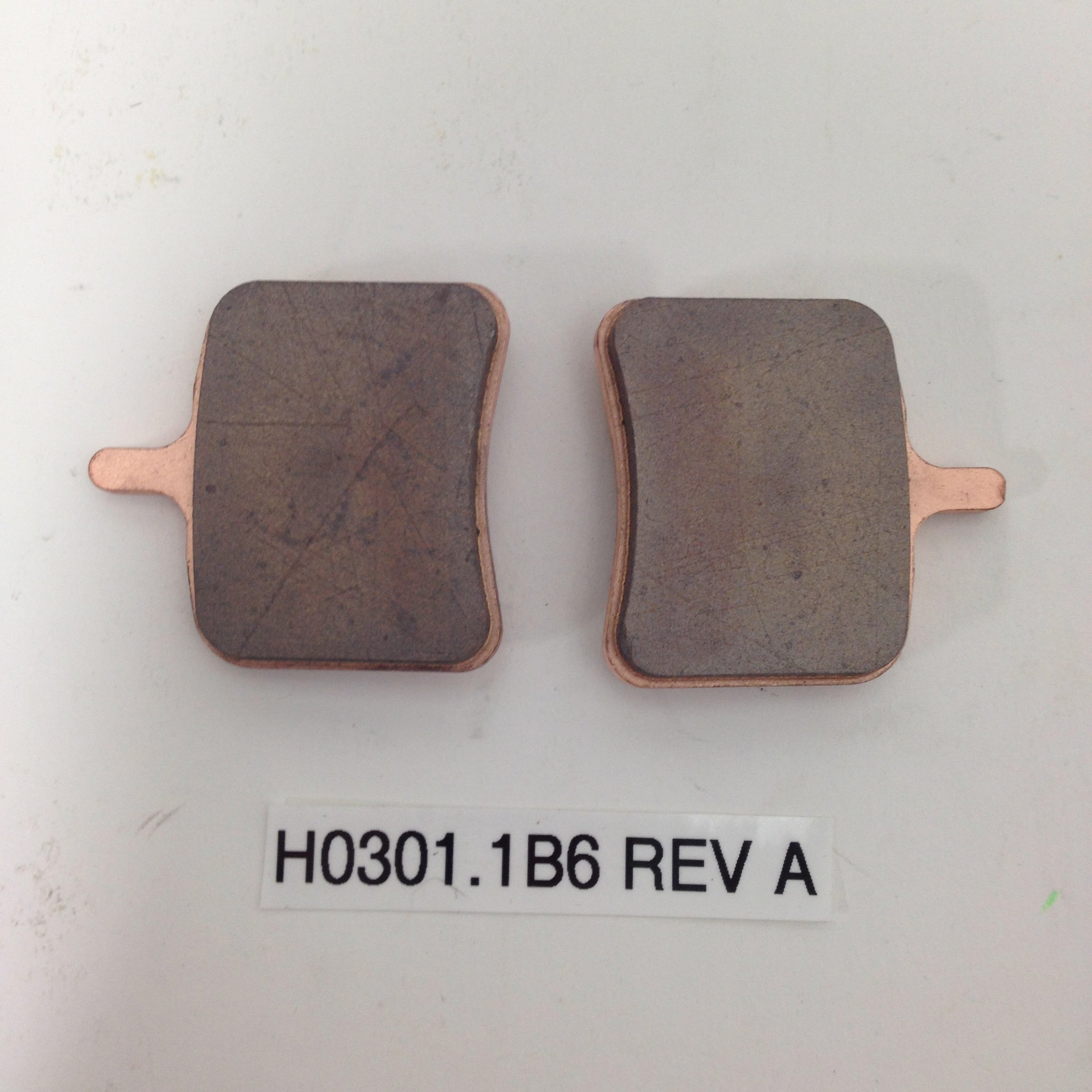Rear Brake Pad Set H0301.1B6 Rev A