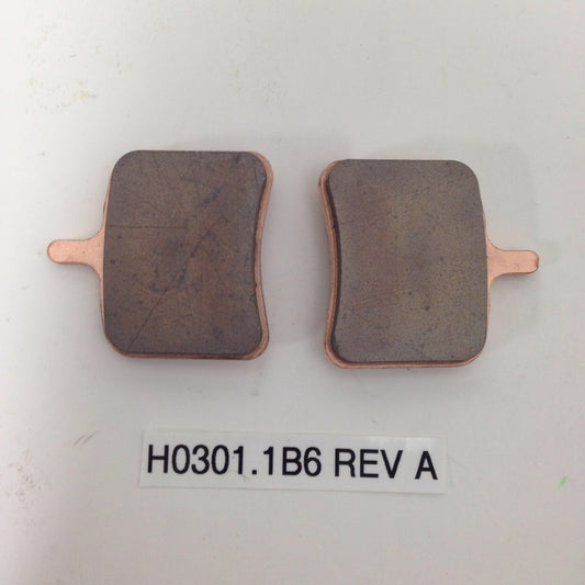 Rear Brake Pad Set H0301.1B6 Rev A