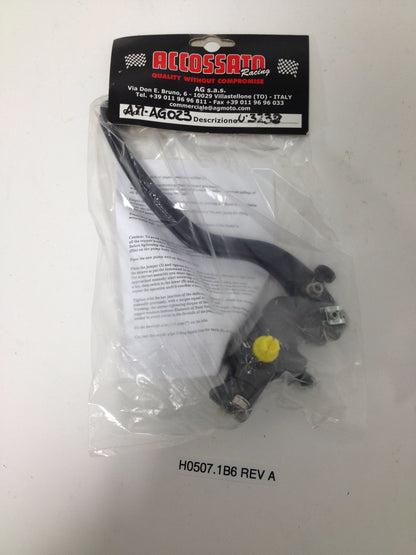 FRONT BRAKE M/C REMOTE 19 X 18 H0507.1B6 Rev A