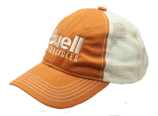 Orange Soft Mesh Back Hat