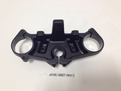 UPPER TRIPLE CLAMP, BLACK ANODIZED J0105.1B9ZT Rev C