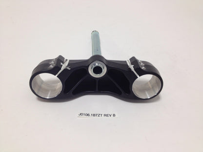 LOWER TRIPLE CLAMP ASSEMBLY, BLACK ANODIZED J0106.1B7ZT Rev B