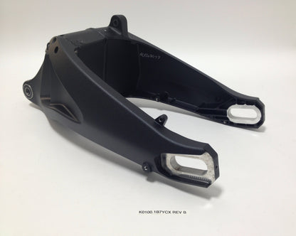 SWINGARM ASSEMBLY, PHANTOM METALLIC K0100.1B7YCX Rev B