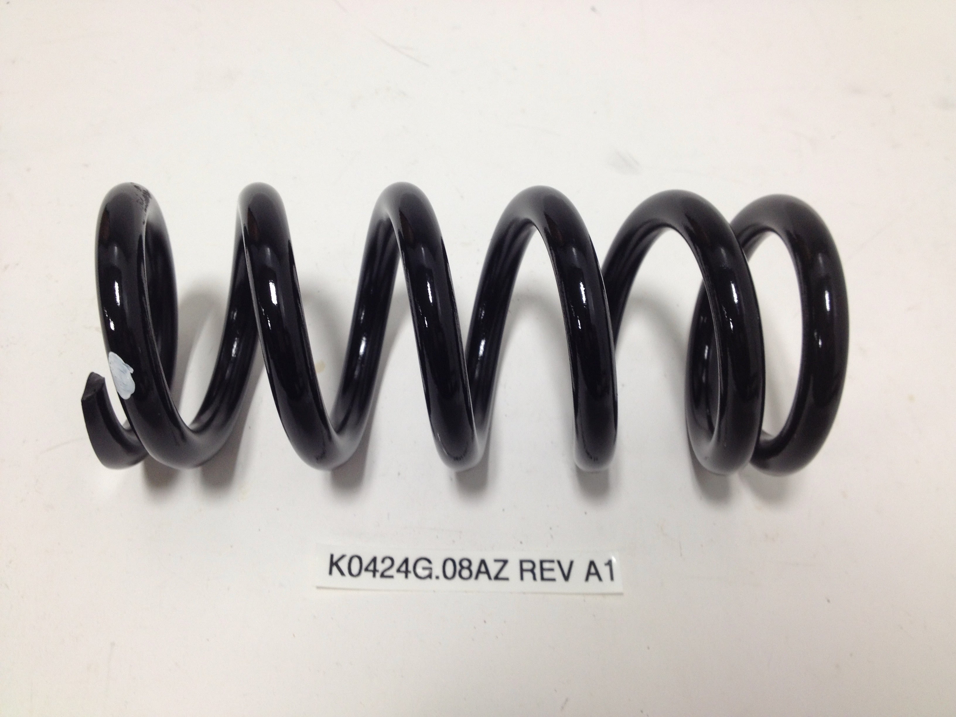 REAR SHOCK SPRING, SHOWA RACE, 575 LB/IN K0424G.08AZ Rev A1