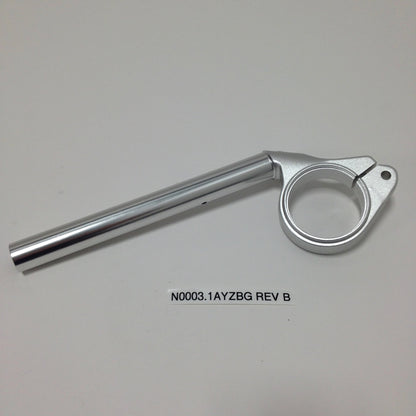 HANDLEBAR, RIGHT, CLEAR ANODIZED N0003.1AYZBG Rev B