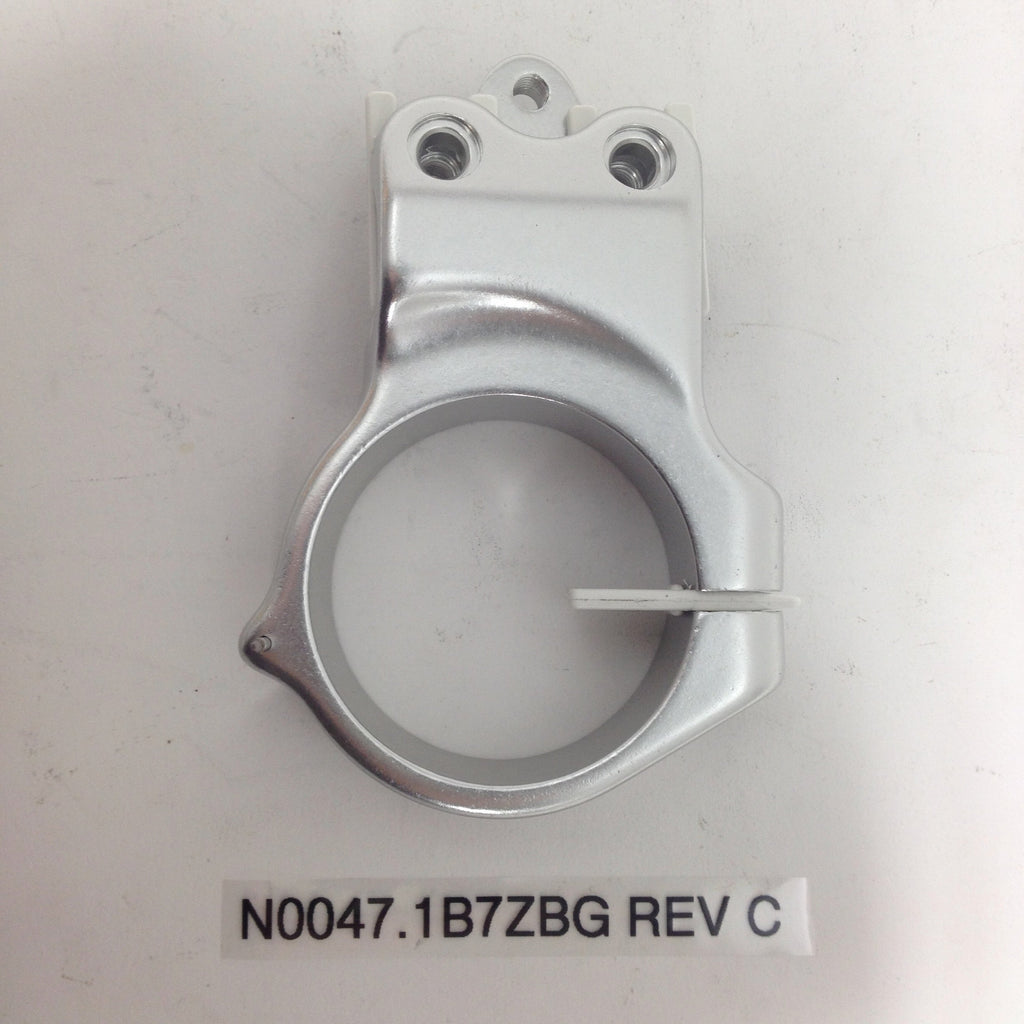 HANDLEBAR CLAMP, RIGHT, CLEAR ANODIZED N0047.1B7ZBG Rev C