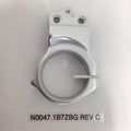 HANDLEBAR CLAMP, RIGHT, CLEAR ANODIZED N0047.1B7ZBG Rev C