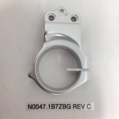 HANDLEBAR CLAMP, RIGHT, CLEAR ANODIZED N0047.1B7ZBG Rev C