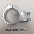 HANDLEBAR CLAMP, LEFT, CLEAR ANODIZED N0048.1B6ZBG Rev A