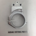 HANDLEBAR CLAMP, LEFT, CLEAR ANODIZED N0048.1B7ZBG Rev C