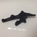 FOOTPEG SUPPORT, RIDER, LEFT, BLACK ANODIZED N0402.1AMEZT Rev C2