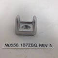 CLEVIS, RIDER FOOTPEG, CLEAR ANODIZED N0556.1B7ZBG Rev A