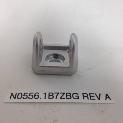 CLEVIS, RIDER FOOTPEG, CLEAR ANODIZED N0556.1B7ZBG Rev A