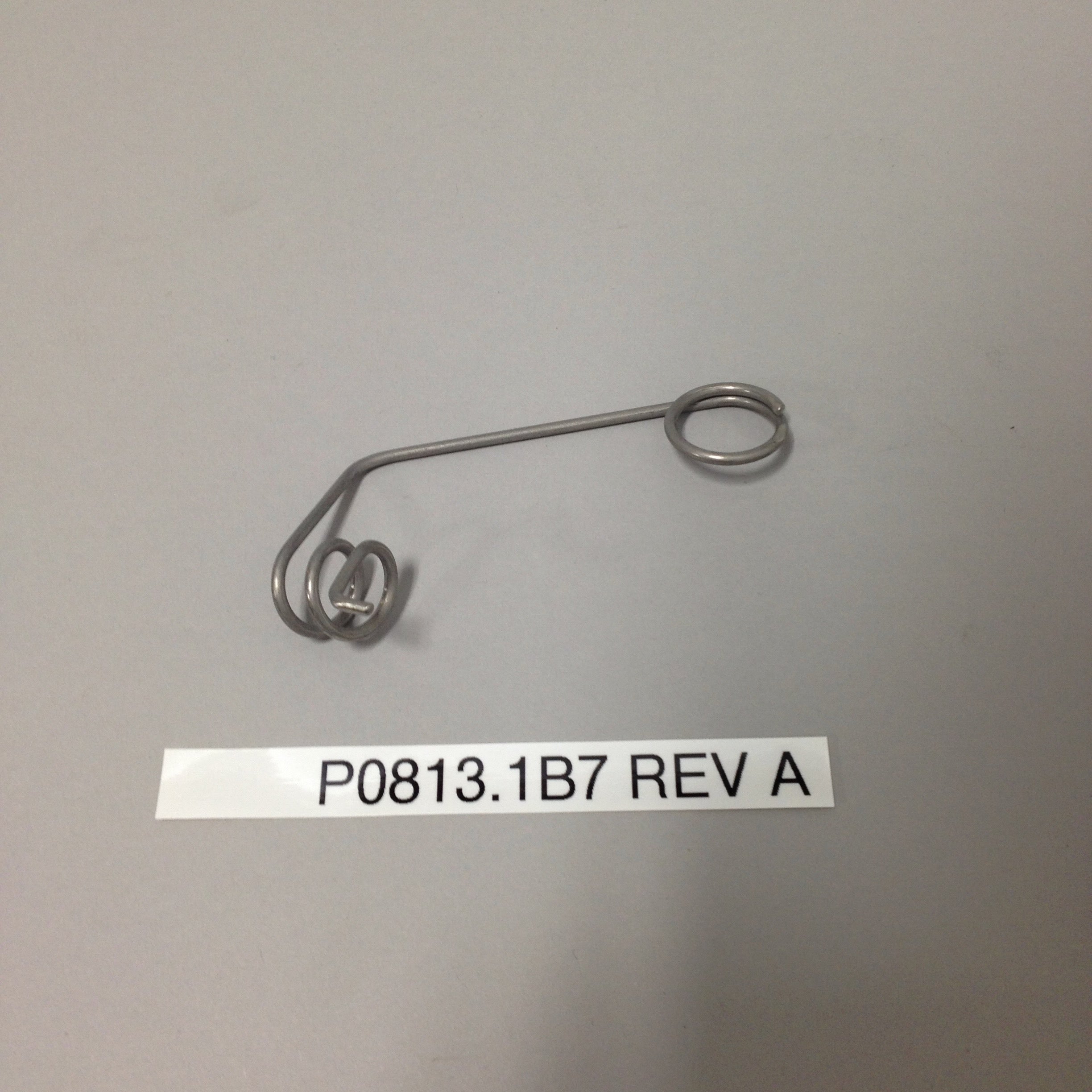 WIREFORM, THROTTLE CABLE RETAINER P0813.1B7 Rev A
