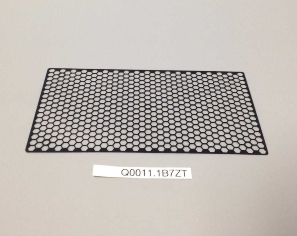 GRILLE, RADIATOR, BLACK, ANODIZED Q0011.1B7ZT Rev A